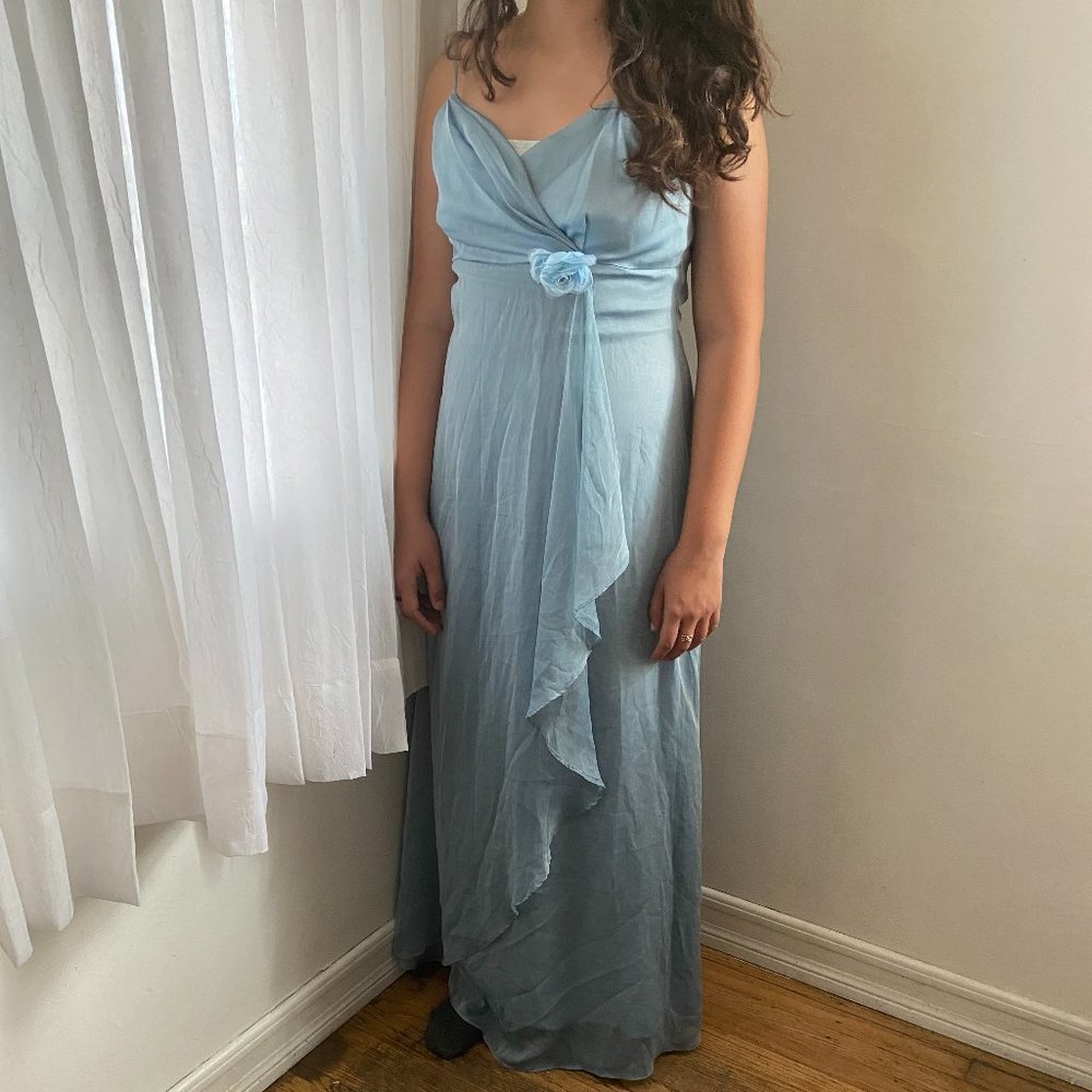 Blue dress